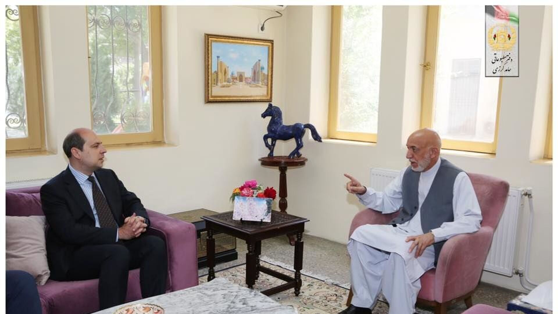 دیدار حامد کرزی با سفیر روسیه در کابل - اسپوتنیک افغانستان  , 1920, 25.08.2022