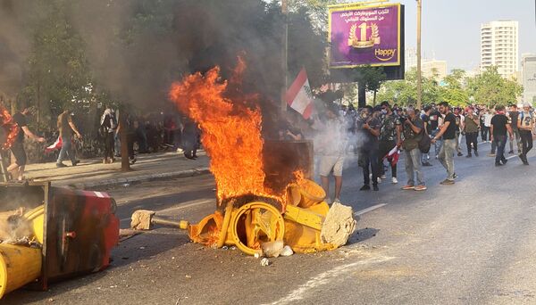 اعتراضات در بیروت - اسپوتنیک افغانستان  