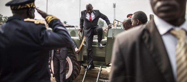 Президент Бурунди Пьер Нкурунзиза на праздновании дня Независимости в Бужумбуре Президент Бурунди Пьер Нкурунзиза на праздновании дня Независимости в Бужумбуре - اسپوتنیک افغانستان