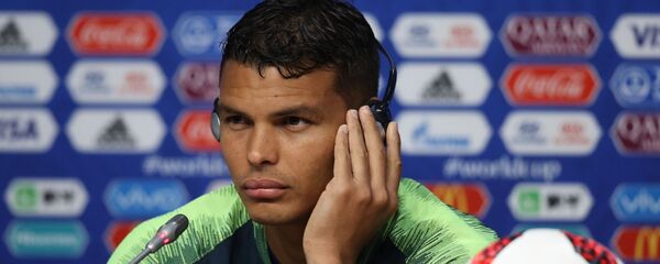 تیاگو سیلوا بازیکن تیم ملی برزیل  Russia World Cup Brazil Training تیاگو سیلوا بازیکن تیم ملی برزیل  Russia World Cup Brazil Training - اسپوتنیک افغانستان