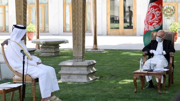 غنی با نماینده ویژۀ وزارت امور خارجه قطر و هیات همراه اش دیدار کرد - اسپوتنیک افغانستان  