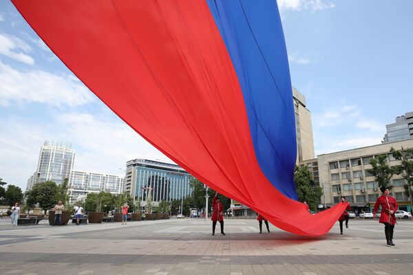 مراسم جشن روز ملی روسیه  در کراسنودار - اسپوتنیک افغانستان  