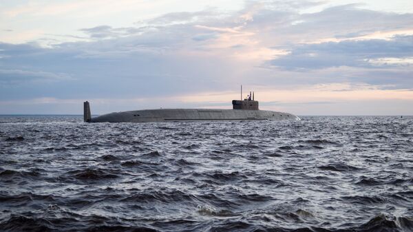 Атомный подводный ракетный крейсер стратегического назначения Князь Владимир в акватории Северодвинска - اسپوتنیک افغانستان  