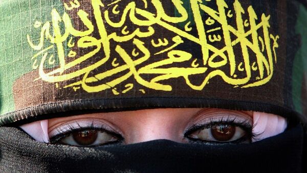 A woman supporting Islamic Jihad - اسپوتنیک افغانستان  