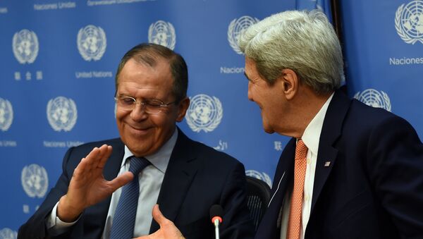 Sergey Lavrov and John Kerry - اسپوتنیک افغانستان  