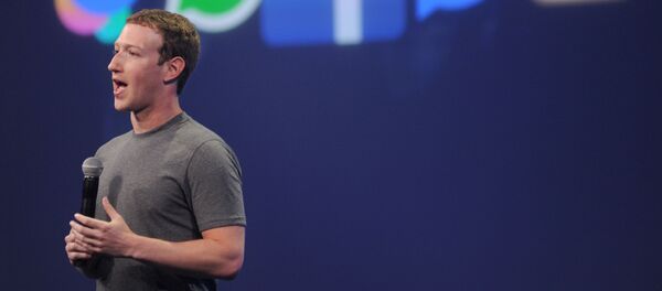 مارک زوکربرگ در وقت سخنرانی مارک زوکربرگ در وقت سخنرانی - اسپوتنیک افغانستان