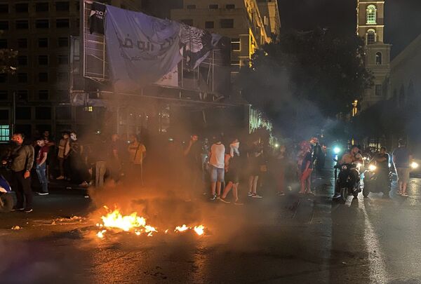 ادامه اعتراضات در لبنان - اسپوتنیک افغانستان  