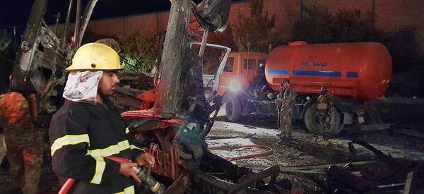 آتش سوزی در کارخانه تولید اکسیجن در هرات آتش سوزی در کارخانه تولید اکسیجن در هرات - اسپوتنیک افغانستان