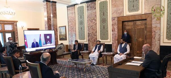 همکاری ترانزیتی محور رایزنی غنی با رئیسان جمهور ترکمنستان و آذربایجان - اسپوتنیک افغانستان  