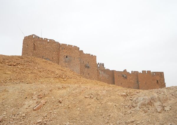 قلعه آزادشده «پالمیرا» توسط اردوی سوریه و نیروی مردمی - اسپوتنیک افغانستان  