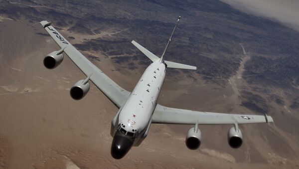 An RC-135 Rivet Joint reconnaissance aircraft - اسپوتنیک افغانستان  