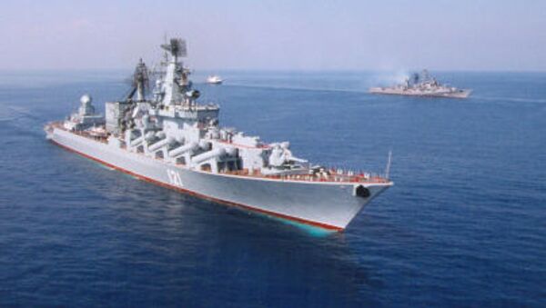 Гвардейский ракетный крейсер Черноморского флота Москва - اسپوتنیک افغانستان  