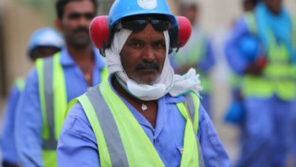60 درصد از جمعیت قطر در اردوگاه های کار اجباری زندگی می کند - اسپوتنیک افغانستان  