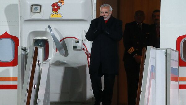 Arrival of the Prime Minister of the Republic of India, N. Modi to Moscow - اسپوتنیک افغانستان  