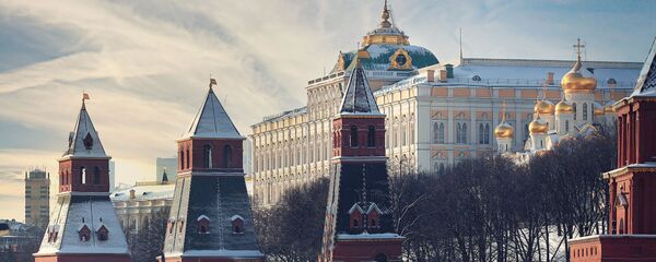 Вид на московский Кремль с Замоскворечья в Москве Вид на московский Кремль с Замоскворечья в Москве - اسپوتنیک افغانستان