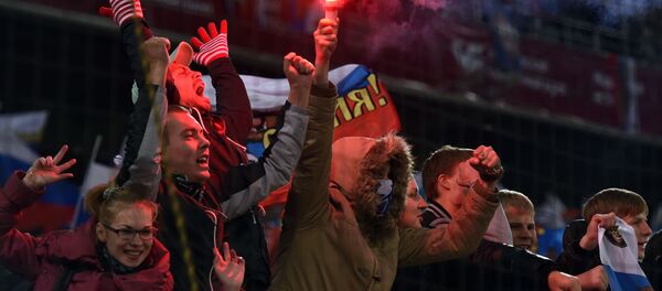Российские футбольные болельщики на Чемпионате Европы - اسپوتنیک افغانستان  