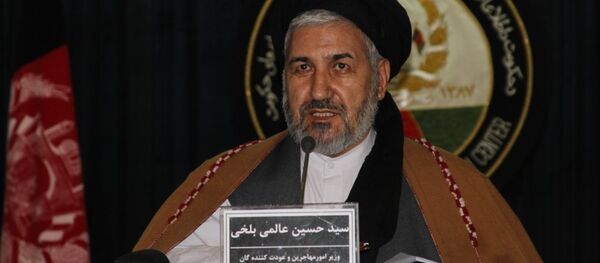 سیدحسین عالمی بلخی وزیر مهاجرین و عودتکنندگان سیدحسین عالمی بلخی وزیر مهاجرین و عودتکنندگان - اسپوتنیک افغانستان