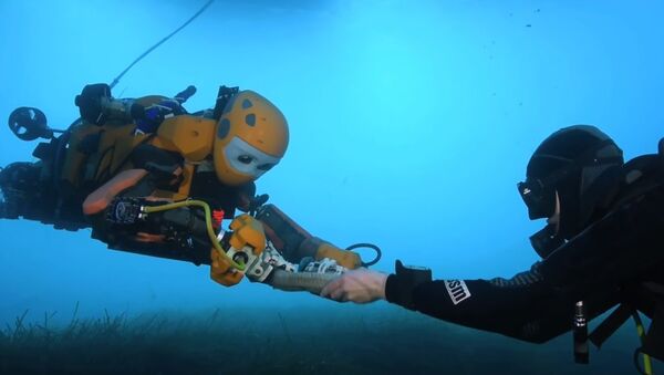 Stanford's humanoid robot explores an abandoned shipwreck - اسپوتنیک افغانستان  