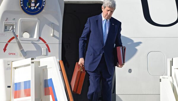 U.S. Secretary of State John Kerry arrives in Moscow - اسپوتنیک افغانستان  