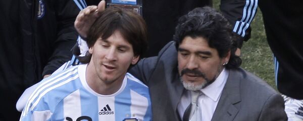 توصیه عجیب مارادونا به مسی  - اسپوتنیک افغانستان  