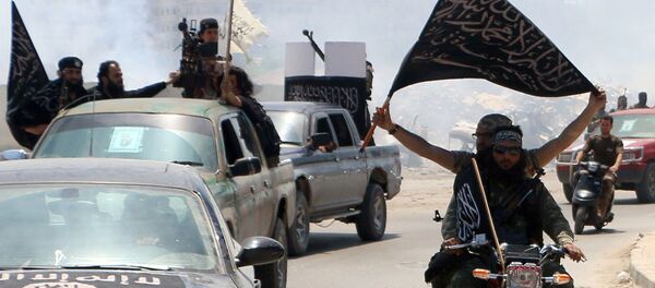 دفاع سرکرده گروه تروریستی «جبهه النصره» از مداخله نظامی ترکیه در سوریه  دفاع سرکرده گروه تروریستی «جبهه النصره» از مداخله نظامی ترکیه در سوریه  - اسپوتنیک افغانستان