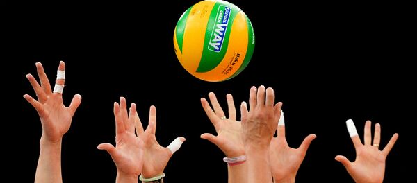 Матч отборочного тура по волейболу среди женщин на I Европейских играх в Баку Матч отборочного тура по волейболу среди женщин на I Европейских играх в Баку - اسپوتنیک افغانستان