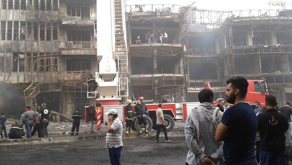 تفجير الكرادة في بغداد - اسپوتنیک افغانستان  