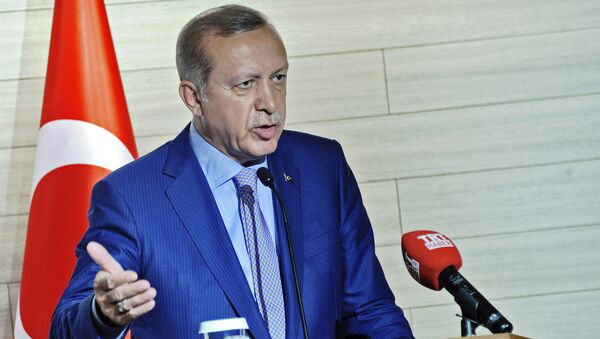 Президент Турции Реджеп Эрдоган в турецком посольстве в Сомали - اسپوتنیک افغانستان  