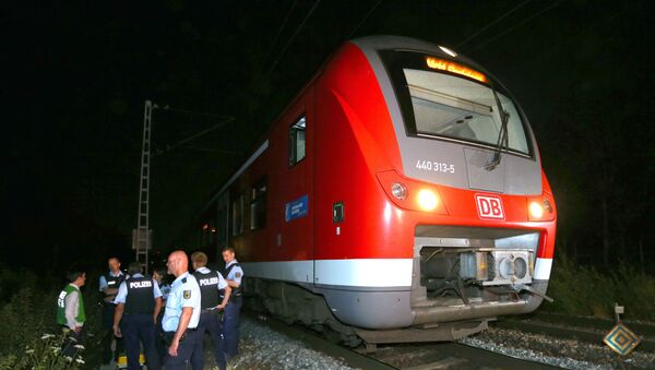 Полиция у поезда в Германии - اسپوتنیک افغانستان  