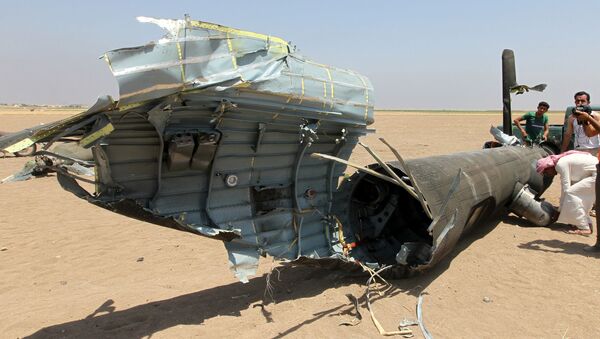 Сбитый российский вертолет в сирийской провинции Идлиб - اسپوتنیک افغانستان  