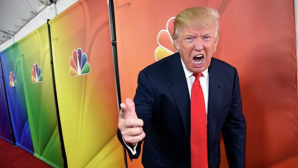 NBC Universal announced Monday it is ending its business relationship with real estate magnate and television host Donald Trump over recent derogatory statements he made about immigrants in a speech launching his 2016 presidential campaign. - اسپوتنیک افغانستان  