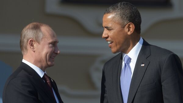 Russian President Vladimir Putin (left) and US President Barack Obama (file) - اسپوتنیک افغانستان  