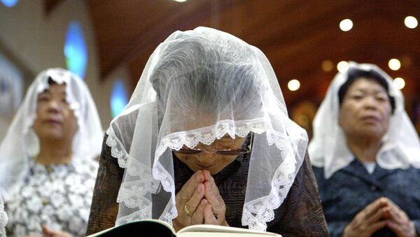 Молитва памяти жертв атомных бомбардировок в Нагасаки - اسپوتنیک افغانستان  