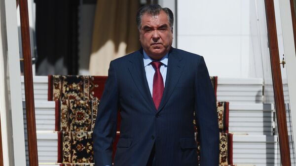 Прилет президента Таджикистана Эмомали Рахмона в Москву - اسپوتنیک افغانستان  