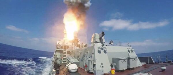 پرتاب راکت های کروز کالیبر - اسپوتنیک افغانستان  