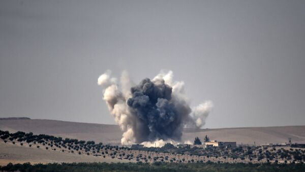 مواضع داعش در جرابلس توسط جنگنده های ترکیه بمباران می شوند - اسپوتنیک افغانستان  