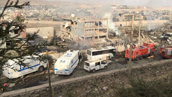 Взрыв на КПП в городе Джизре в турецкой провинции Ширнак - اسپوتنیک افغانستان  