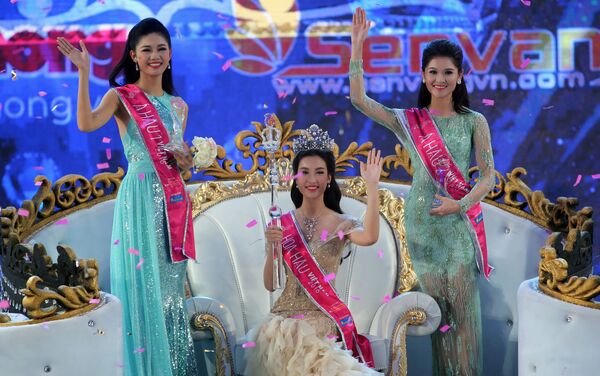 برندگان مسابقه زیبایی ملکه ویتنام 2016 - اسپوتنیک افغانستان  