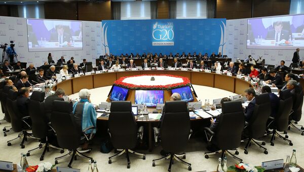 Лидеры G20 на саммите в Турции - اسپوتنیک افغانستان  