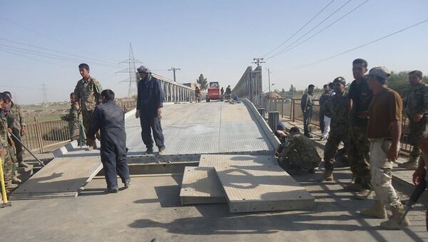 پل الچین پس از تخریب توسط طالبان بازسازی شد - اسپوتنیک افغانستان  
