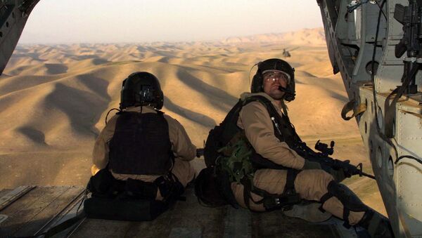 Американские военные на пути в Афганистан (операция Несокрушимая свобода) - اسپوتنیک افغانستان  
