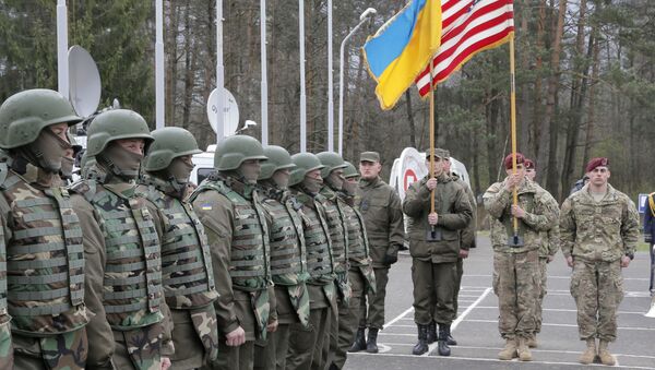 Украино-американские командно-штабные учения Фиарлес Гардиан в Львовской области - اسپوتنیک افغانستان  