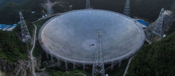 Крупнейший в мире радиотелескоп FAST в Китае Крупнейший в мире радиотелескоп FAST в Китае - اسپوتنیک افغانستان