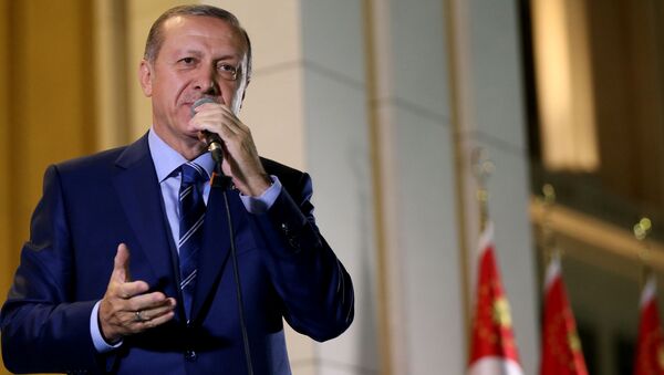 Президент Турции Реджеп Тайип Эрдоган в Анкаре - اسپوتنیک افغانستان  