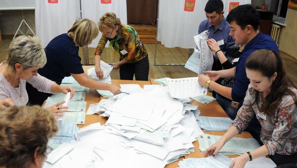 پس از شمارش 75 درصد آرا انتخابات روسیه متحد با 54.22 درصد از همه پیشی گرفته است - اسپوتنیک افغانستان  