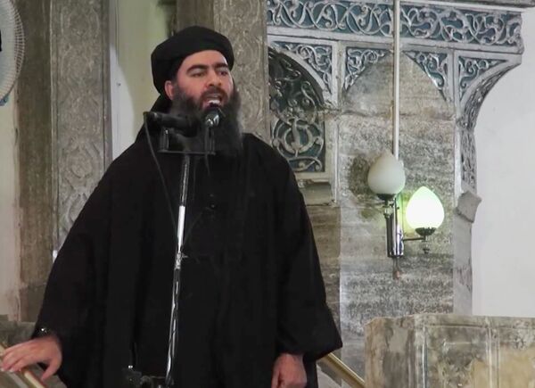 رهبر داعش پس از گذشت ماه ها برای اولین باردر موصل عراق ظاهر شد - اسپوتنیک افغانستان  