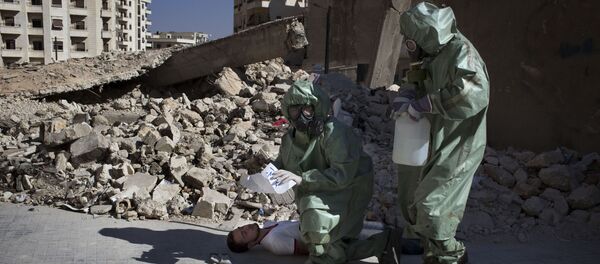 صحنه سازی استفاده سلاح کیمیاوی در ادلب آغاز شد صحنه سازی استفاده سلاح کیمیاوی در ادلب آغاز شد - اسپوتنیک افغانستان