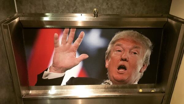 Donald Trump Urinals are all the range in some bars in the UK. - اسپوتنیک افغانستان  