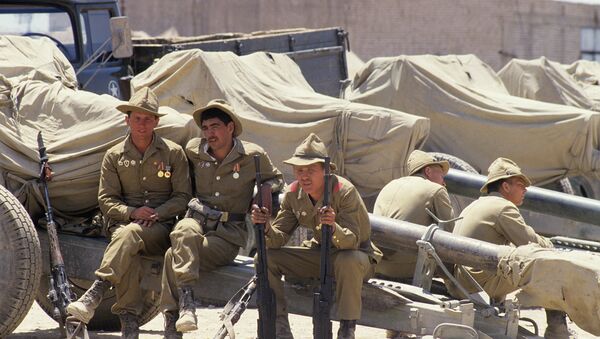 سرگی کراسناپیروف  سرباز شوروی در چغچران افغانستان - اسپوتنیک افغانستان  