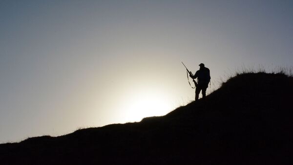 Силуэт охотника в штате Аляска - اسپوتنیک افغانستان  